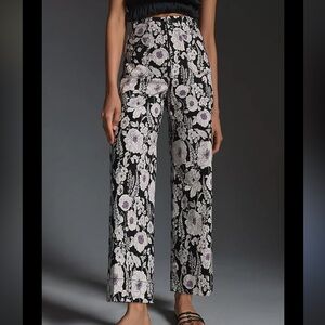 Anthropologie Colette Magic Fabric Purple Floral